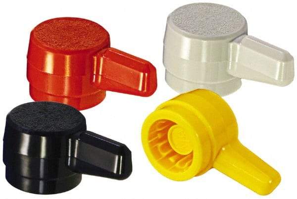Made in USA - L Plastic Thumb Screw - 27/32" OAL, 27/32" Head Diam x 17/32" Head Height - Americas Industrial Supply