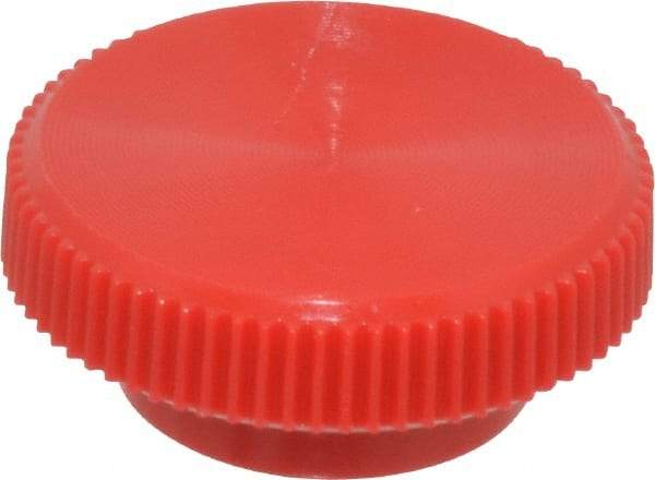 Made in USA - Knurled Plastic Thumb Screw - 3/4" OAL, 3/4" Head Diam x 5/16" Head Height - Americas Industrial Supply