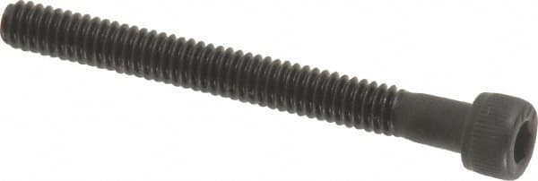 Value Collection - #5-40 UNC Hex Socket Drive, Socket Cap Screw - Alloy Steel, Black Oxide Finish, Partially Threaded, 1-1/4" Length Under Head - Americas Industrial Supply