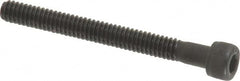 Value Collection - #5-40 UNC Hex Socket Drive, Socket Cap Screw - Alloy Steel, Black Oxide Finish, Partially Threaded, 1-1/4" Length Under Head - Americas Industrial Supply