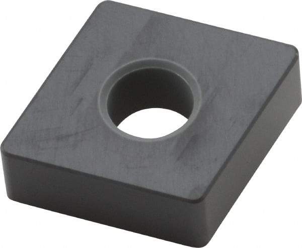 Iscar - CNGA432 T Grade IS8 Ceramic Turning Insert - Uncoated, 80° Diamond, 1/2" Inscr Circle, 3/16" Thick, 1/32" Corner Radius - Americas Industrial Supply