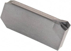 Iscar - 22JS15GIM Grade IC20, 2.2mm Cutting Width Carbide Grooving Insert - Right Hand, 0.02mm Corner Radius, Uncoated - Americas Industrial Supply