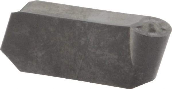Iscar - 420GIMY Grade IC20, 4mm Cutting Width Carbide Grooving Insert - 2mm Max Depth of Cut, Neutral, 2mm Corner Radius, Uncoated - Americas Industrial Supply