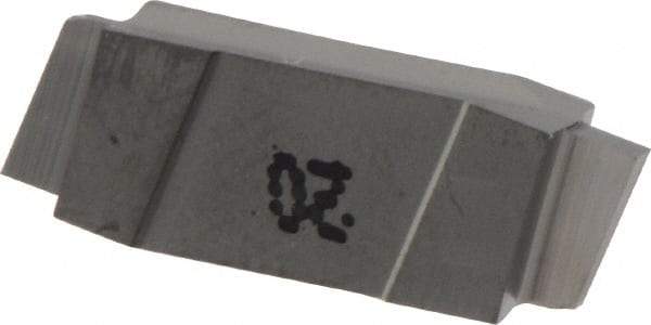 Iscar - 080000GIP Grade IC20, 0.8mm Cutting Width Carbide Grooving Insert - 1.6mm Max Depth of Cut, Neutral, Uncoated - Americas Industrial Supply