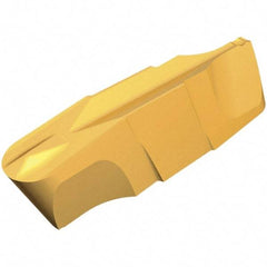 Iscar - 40020GIP Grade IC20, 4mm Cutting Width Carbide Grooving Insert - 4mm Max Depth of Cut, Neutral, 2mm Corner Radius, Uncoated - Americas Industrial Supply