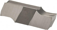 Iscar - 318020GIPI Grade IC20, 3.18mm Cutting Width Carbide Grooving Insert - Neutral, 0.2mm Corner Radius, Uncoated - Americas Industrial Supply