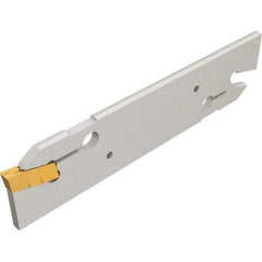 Iscar - 4.4 to 6.4mm Groove Width, 20mm Max Depth of Cut, Neutral Cut, CGHN Indexable Grooving Blade - Multiple Insert Styles, Series Cut Grip - Americas Industrial Supply