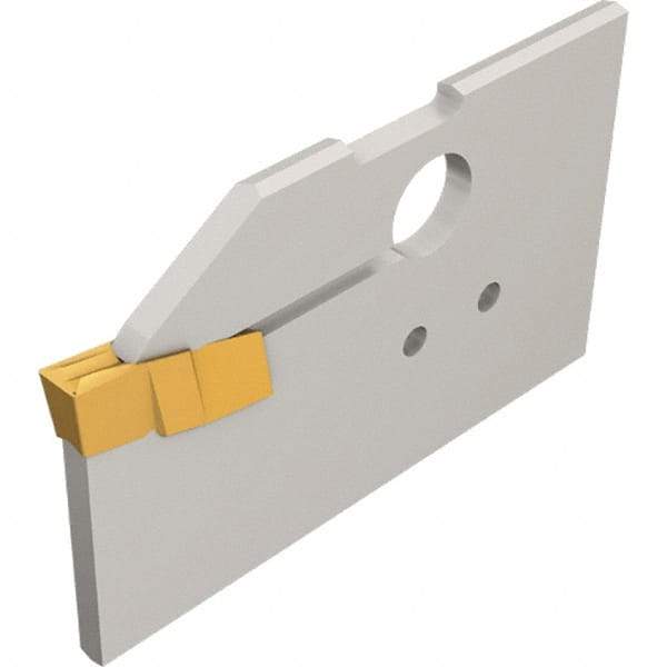 Iscar - 2.8 to 4mm Groove Width, 19mm Max Depth of Cut, Neutral Cut, CGHN Indexable Grooving Blade - GIF 4.00E-2.00, GIM 3UT-1.5RA, GIMN 302, GIMN 406, GIMY 315, GIMY 420, GITM 3.00K-1.50, GITM 4.00K-2.00 Insert Style, Series Cut Grip - Americas Industrial Supply