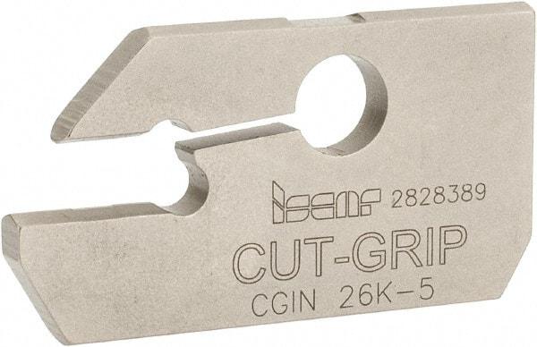 Iscar - 4.4 to 6.4mm Groove Width, 15mm Max Depth of Cut, Neutral Cut, CGIN Indexable Grooving Blade - GIFI, GIFI-E, GIFI-E (Full Radius), GINI-E, GIPI, GIPI (Full Radius), GIPI-E, TIPI-MT Insert Style, Series Cut Grip - Americas Industrial Supply
