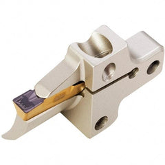 Iscar - Left Hand Cut, 8mm Insert Width, Cutoff & Grooving Support Blade for Indexables - 25mm Max Depth of Cut - Americas Industrial Supply