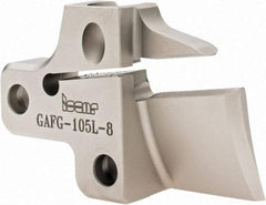 Iscar - Left Hand Cut, 8mm Insert Width, Cutoff & Grooving Support Blade for Indexables - 25mm Max Depth of Cut - Americas Industrial Supply