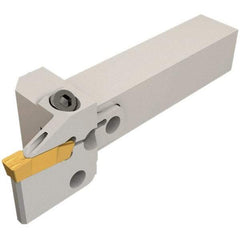 Iscar - GHA, External, Right Hand, 1" Max Depth of Cut, Indexable Grooving Tool Holder - GDM.. 808, GI.. 8.. Insert Compatibility, 1" Shank Height, 1" Shank Width, 5" OAL - Americas Industrial Supply
