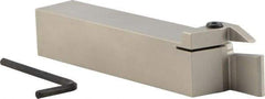 Iscar - GHD, External, Right Hand, 1" Max Depth of Cut, 0.26 to 0.327" Groove Width, Indexable Grooving Tool Holder - GDM.. 808, GI.. 8.. Insert Compatibility, 1-1/4" Shank Height, 1-1/4" Shank Width, 7" OAL - Americas Industrial Supply