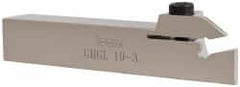 Iscar - GHG, Left Hand Cut, 1.58" Max Workpc Diam, GI..,TIP.. Insert, Indexable Cutoff Toolholder - 0.79 Max Depth of Cut, 3/4" Shank Width, 3/4" Shank Height, 4-1/2" OAL - Americas Industrial Supply