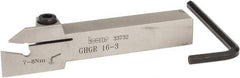 Iscar - GHG, External, Right Hand, 1.57" Max Depth of Cut, 3 to 4mm Groove Width, Indexable Grooving Tool Holder - GI..,TIP.. Insert Compatibility, 16mm Shank Height, 16mm Shank Width, 110mm OAL - Americas Industrial Supply
