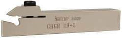 Iscar - GHG, Right Hand Cut, 1.58" Max Workpc Diam, GI..,TIP.. Insert, Indexable Cutoff Toolholder - 0.79 Max Depth of Cut, 3/4" Shank Width, 3/4" Shank Height, 4-1/2" OAL - Americas Industrial Supply