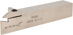 Iscar - External Thread, 1" Max Depth of Cut, 0.185" Min Groove Width, 7" OAL, Right Hand Indexable Grooving Cutoff Toolholder - 1-1/4" Shank Height x 1-1/4" Shank Width, GI.. Insert Style, GHG Toolholder Style, Series Cut Grip - Americas Industrial Supply