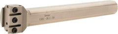 Iscar - GHIC, Internal, Neutral, 0.79" Max Depth of Cut, 1/16 to 1/4" Groove Width, Indexable Grooving Tool Holder - GF.., GI.., TGMF, TIP Insert Compatibility, 2.087" Shank Height, 1-1/2" Shank Width, 12" OAL - Americas Industrial Supply