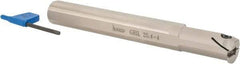 Iscar - GHI, Internal, Left Hand, 0.197" Max Depth of Cut, 0.098 to 0.157" Groove Width, Indexable Grooving Tool Holder - GIFI.., GIMY.., GINI.., GIPI.., TIPI.. Insert Compatibility, 1" Shank Width, 8" OAL - Americas Industrial Supply