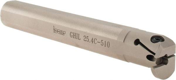 Iscar - 1-1/4" Min Bore Diam, 7" OAL, 1" Shank Diam, GHI Indexable Boring Bar - 1" Max Bore Depth, GI.. Insert - Americas Industrial Supply