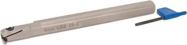 Iscar - GHI, Right Hand, 0.177" Max Depth of Cut, 0.118 to 0.189" Groove Width, Indexable Grooving Tool Holder - GIFI.., GIMY.., GINI.., GIPI.., TIPI.. Insert Compatibility, 3/4" Shank Width, 8" OAL - Americas Industrial Supply