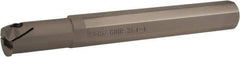 Iscar - GHI, Right Hand, 0.197" Max Depth of Cut, 0.098 to 0.157" Groove Width, Indexable Grooving Tool Holder - 1" Shank Width, 8" OAL - Americas Industrial Supply