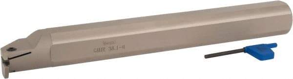 Iscar - GHI, Right Hand, 0.315" Max Depth of Cut, 0.157 to 1/4" Groove Width, Indexable Grooving Tool Holder - GIFI.., GIMY.., GINI.., GIPI.., TIPI.. Insert Compatibility, 1-1/2" Shank Width, 12" OAL - Americas Industrial Supply