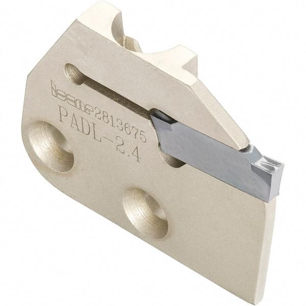 Iscar - Left Hand Cut, 3.18mm Insert Width, Cutoff & Grooving Support Blade for Indexables - 16.3mm Max Depth of Cut, 1.9mm Head Projection - Americas Industrial Supply