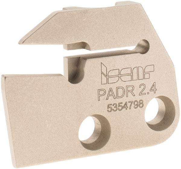 Iscar - 3/32 to 1/8" Groove Width, 0.642" Max Depth of Cut, Right Hand Cut, PAD Indexable Grooving Blade - 0.075 Seat Size, GDMW 2.4 Insert Style, Series Cut Grip - Americas Industrial Supply