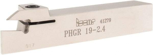 Iscar - PHG, External, Right Hand, 0.67" Max Depth of Cut, 3/32 to 1/8" Groove Width, Indexable Grooving Tool Holder - 3/4" Shank Height, 3/4" Shank Width, 4-1/2" OAL - Americas Industrial Supply