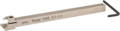 Iscar - PHS, External, Left Hand, 3/32 to 1/8" Groove Width, Indexable Grooving Tool Holder - GDMW 2.4 Insert Compatibility, 3/8" Shank Height, 3/8" Shank Width, 5-29/32" OAL - Americas Industrial Supply