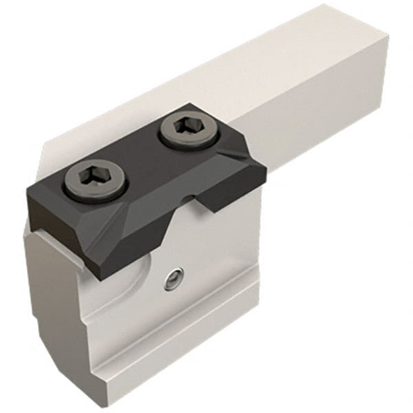 Iscar - Left Hand Indexable Grooving Cutoff Toolholder - 1" Shank Height x 1" Shank Width, GI.. Insert Style, UBHC Toolholder Style, Series Cut Grip - Americas Industrial Supply