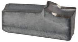 Iscar - 2GFF Grade IC20, 2.1mm Cutting Width Carbide Cut-Off Insert - Neutral, 0.2mm Corner Radius, Uncoated - Americas Industrial Supply