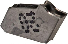 Iscar - GFN1.6 IC20 Grade, 0.063" Cutting Width, Carbide Cutoff Insert - Neutral Lead Angle, 0.0063" Cnr Rad, Single End - Americas Industrial Supply