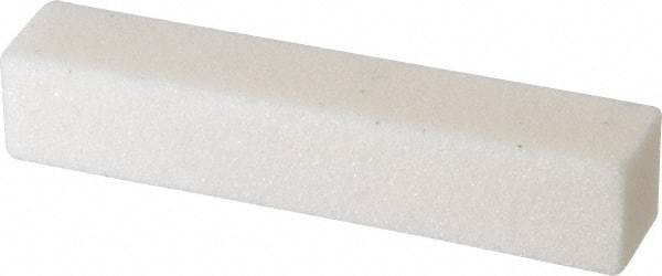 Norton - 60 Grit Aluminum Oxide Square Dressing Stick - 4 x 3/4 x 3/4, Medium Grade, Vitrified Bond - Americas Industrial Supply