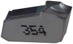 Iscar - GFN J IC354 Grade, 0.1181" Cutting Width, Carbide Cutoff Insert - 0° Neutral Lead Angle, 0.0098" Cnr Rad, TiCN Coated, Single End - Americas Industrial Supply