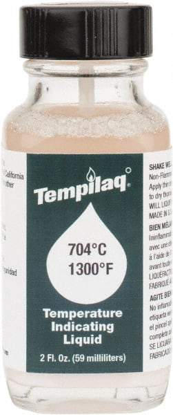 Tempil - 1,300°F Temp Indicating Liquid - 2 Ounce Container, 704°C - Americas Industrial Supply