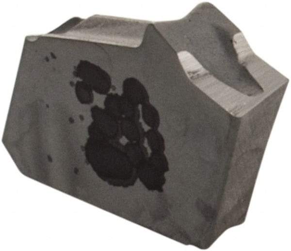 Iscar - GFR IC20 Grade, 0.063" Cutting Width, Carbide Cutoff Insert - 15° Right Hand Lead Angle, 0.0063" Cnr Rad, Single End - Americas Industrial Supply