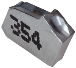 Iscar - GFR IC354 Grade, 0.063" Cutting Width, Carbide Cutoff Insert - 15° Right Hand Lead Angle, 0.0063" Cnr Rad, TiCN Coated, Single End - Americas Industrial Supply
