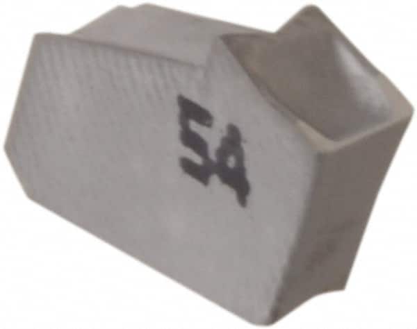 Iscar - GFR IC54 Grade, 0.1181" Cutting Width, Carbide Cutoff Insert - 8° Right Hand Lead Angle, 0.0079" Cnr Rad, Single End - Americas Industrial Supply