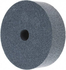 Norton - 3" Diam x 1/2" Hole x 1" Thick, H Hardness, 100 Grit Surface Grinding Wheel - Silicon Carbide, Type 1, Fine Grade, 10,825 Max RPM, Vitrified Bond, No Recess - Americas Industrial Supply