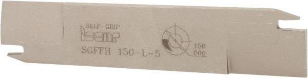 Iscar - 1.2598" Blade Height, 0.2047" Blade Width, 5.9055" OAL, Left Hand Cut, Double End Indexable Cut-Off Blade - 35mm Max Depth of Cut, SGFFH Blade - Americas Industrial Supply
