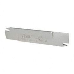 Iscar - 1.2598" Blade Height, 0.2047" Blade Width, 5.9055" OAL, Right Hand Cut, Double End Indexable Cut-Off Blade - 35mm Max Depth of Cut, SGFFH Blade, Self Grip Series - Americas Industrial Supply