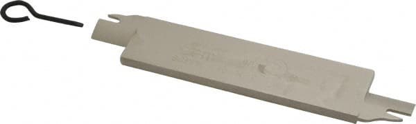 Iscar - 1.2598" Blade Height, 0.2047" Blade Width, 5.9055" OAL, Right Hand Cut, Double End Indexable Cut-Off Blade - 20mm Max Depth of Cut, SGFFH Blade, Self Grip Series - Americas Industrial Supply