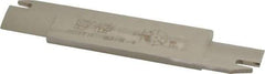 Iscar - 1.2598" Blade Height, 0.2047" Blade Width, 5.9055" OAL, Right Hand Cut, Double End Indexable Cut-Off Blade - 30mm Max Depth of Cut, SGFFH Blade, Self Grip Series - Americas Industrial Supply