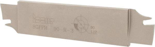Iscar - 1.2598" Blade Height, 0.2047" Blade Width, 5.9055" OAL, Right Hand Cut, Double End Indexable Cut-Off Blade - 20mm Max Depth of Cut, SGFFH Blade - Americas Industrial Supply