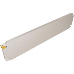 Iscar - 9 to 10mm Groove Width, Neutral Cut, SGFH Indexable Grooving Blade - GFN-C, GFR/L-C Insert Style, Series Self-Grip - Americas Industrial Supply
