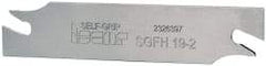Iscar - 3/4" Blade Height, 1/16" Blade Width, 3.3858" OAL, Right Hand Cut, Double End Indexable Cut-Off Blade - SGFH Blade, Self Grip Series - Americas Industrial Supply