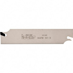 Iscar - 1.0236" Blade Height, 0.1575" Blade Width, 2.4803" OAL, Neutral Cut, Single End Indexable Cut-Off Blade - SGFH Blade, Self Grip Series - Americas Industrial Supply