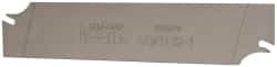 Iscar - 1.2598" Blade Height, 0.0472" Blade Width, 5.9055" OAL, Right Hand Cut, Double End Indexable Cut-Off Blade - SGFH Blade, Self Grip Series - Americas Industrial Supply